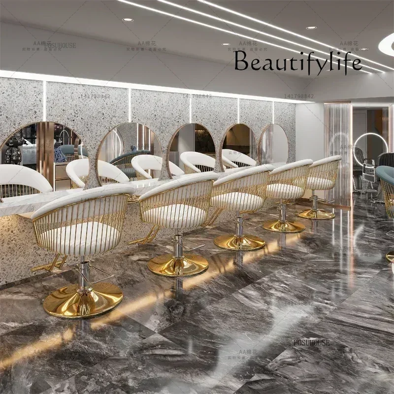 BJ كرسي الحلاق كرسي دوار قابل للرفع صالون تجميل تصفيف الشعر كرسي صالون الأثاث الشمال كراسي الحلاق صالون حلاقة Professi #1