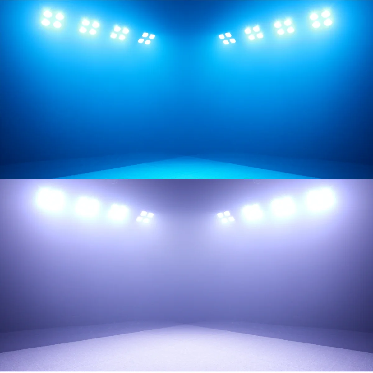 4x100 واط 6in1RGBWA/UV COB LED أضواء بليندر 4 العين 400 واط Led الجمهور ضوء DJ DMX أضواء المسرح #6