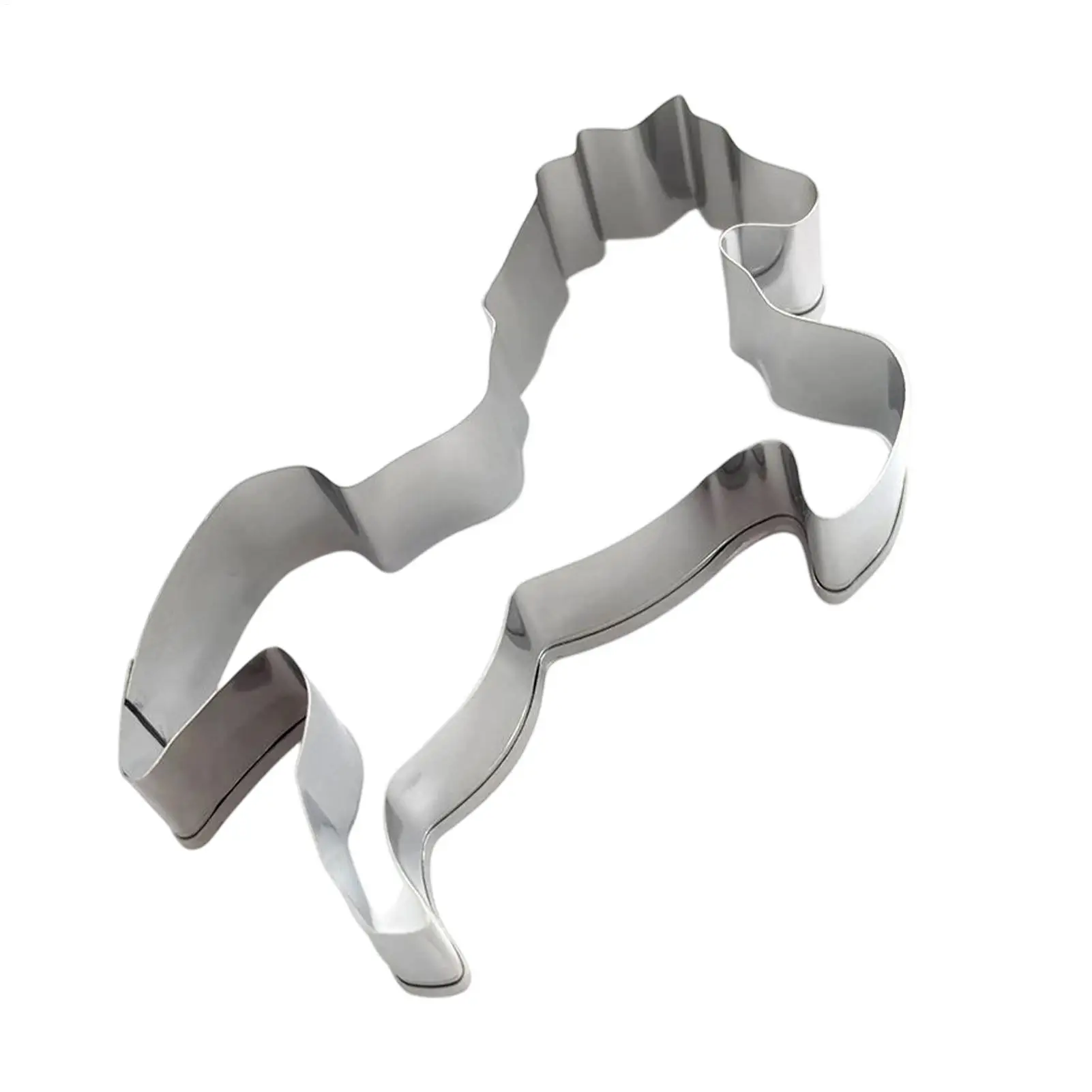 Edelstahl Kleine Pferd Cookie Cutter Tier Pferd Form Backen Cutter Form Für Fondant Bäcker gebäck backen liefert