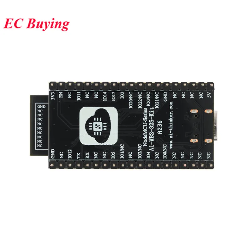 Ai-WB2-32S NodeMCU-Ai-WB2-32S-Kit Ai-WB2 2.4G WiFi+Bluetooth-compatible BLE 5.0 ESP32-S Development Board Module BL602 4MB