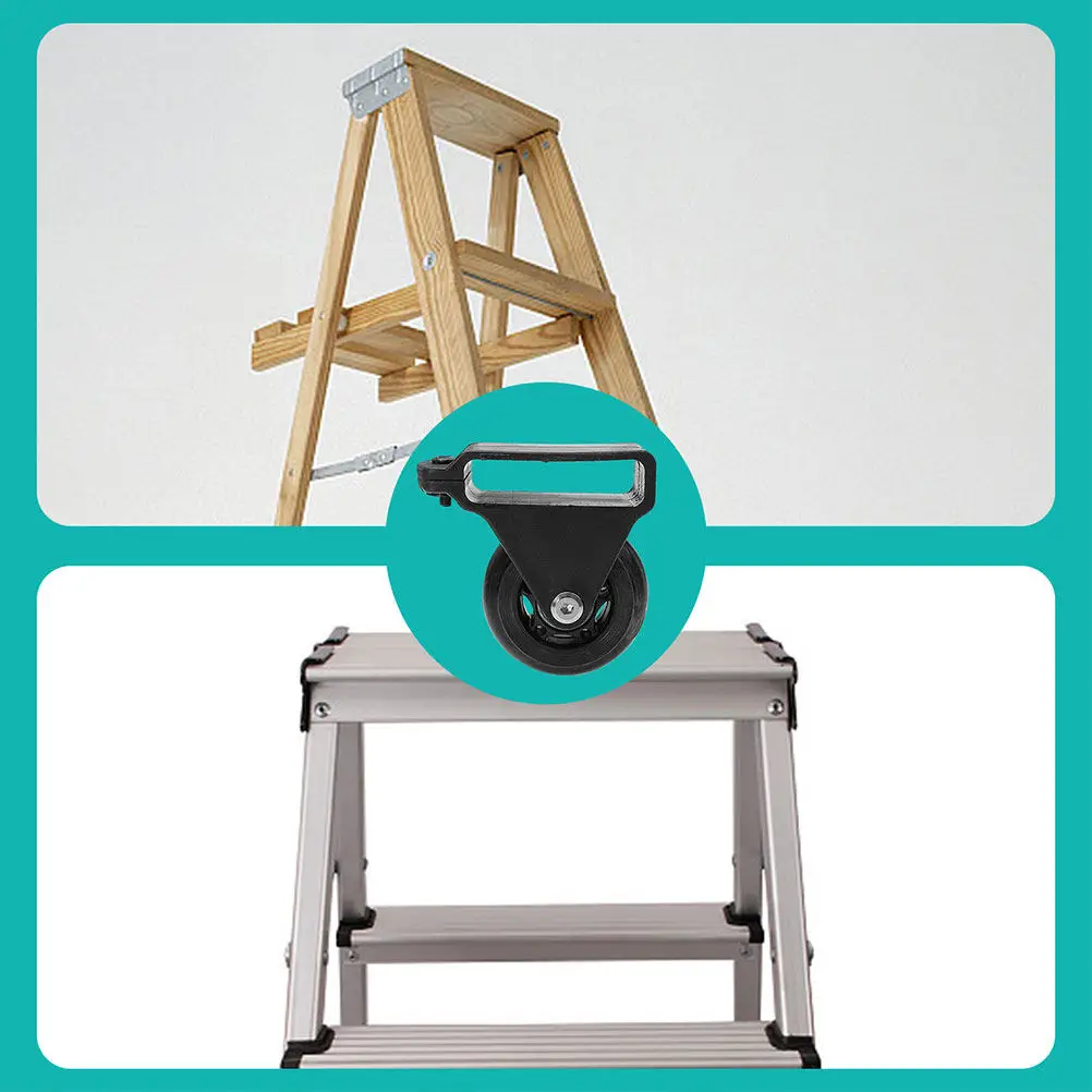4pcs-telescopic-ladder-aluminum-alloy-wheels-sturdy-sliding-casters-folding-ladder-replacement-parts-accessories