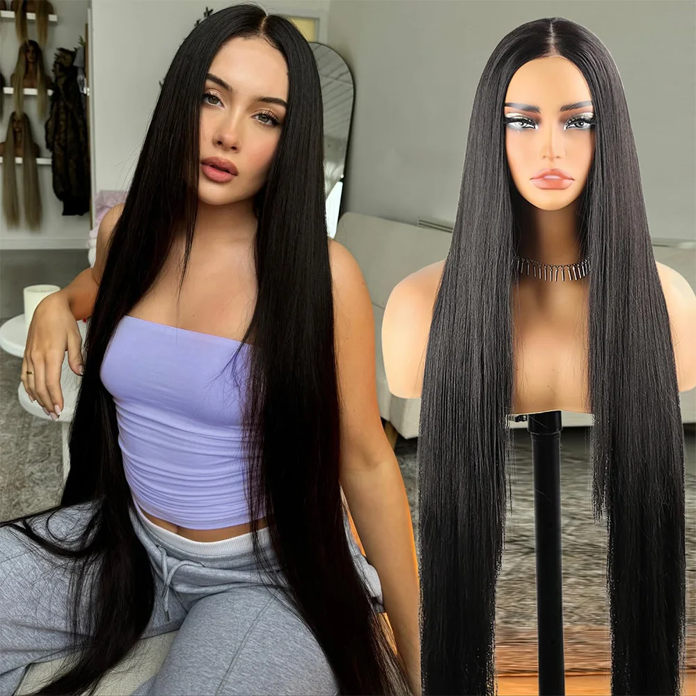 

38 Inch HD Lace Front Human Hair Wigs Straight Hair Lace Wigs 200 Density Lace Wigs For Women Can Be Curled And Bleached !