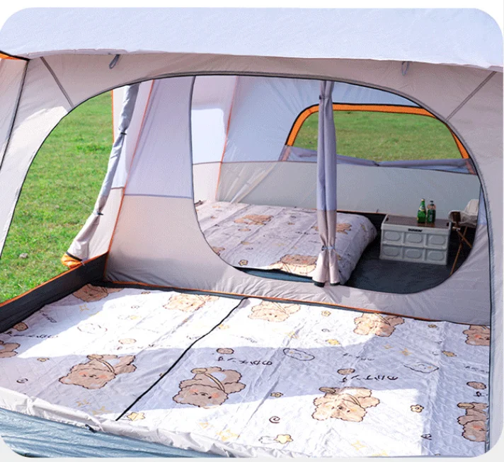 Atacado duas quartos barraca de acampamento casas barraca de acampamento barraca de acampamento de luxo