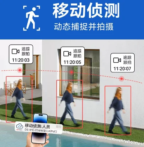 FOR ZOSI 4K PoE Add-on Cam era,Person Vehicle Detection,Two Way Audio,Color Night Vision,Light&Sound Alerts,8MP Weatherproof