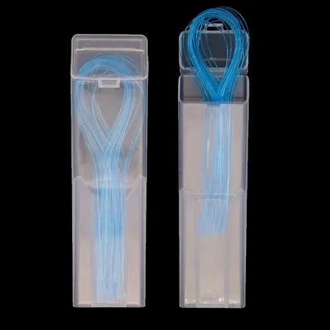 35/70PCS Orthodontic dental floss leader, blue oral cleaning floss, disposable tool for cleaning interdental dirt