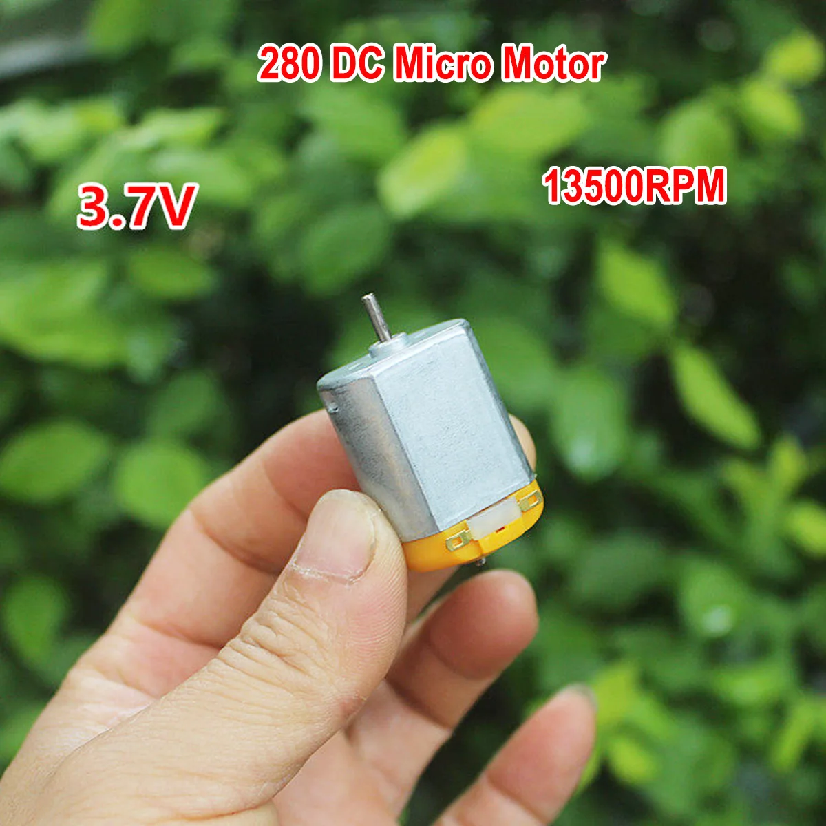 Micro 280 Electric Motor 5W DC 3V-7.4V 27000rpm High Speed Strong Magnetic Carbon Brush Toys FC-280 Motor For Car Model Making