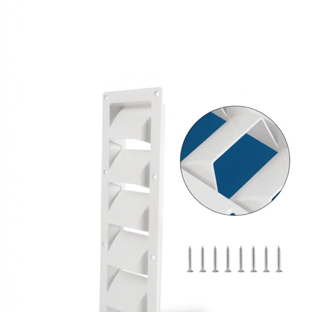 Louvered Vent Cover For Marine Yacht RV Boat Cabin Air Ventilation Exhaust Grill External Wall Cooling Radiator Outlet