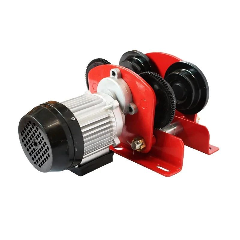 Load 500 Kg 220 V Single Phase Small Micro Monorail Electric Hoist Trolley
