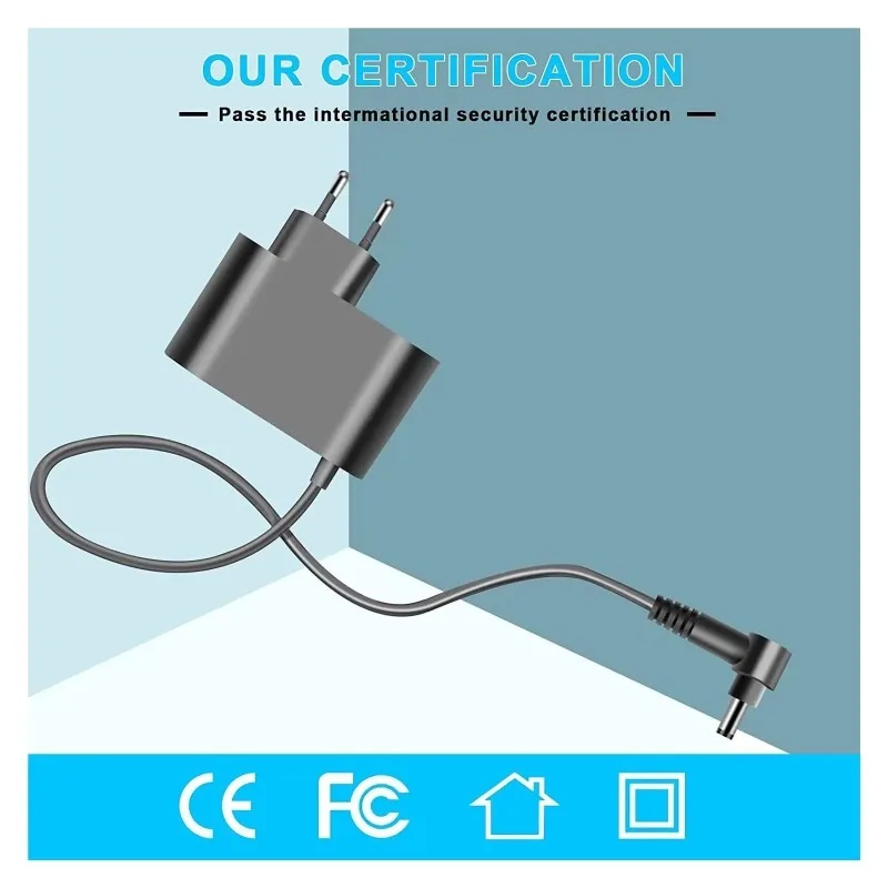 For Dyson V6 V7 V8 Vacuum Cleaner Charger Adapter Replaceable Parts Lithium Ion Battery Power Supply Cord