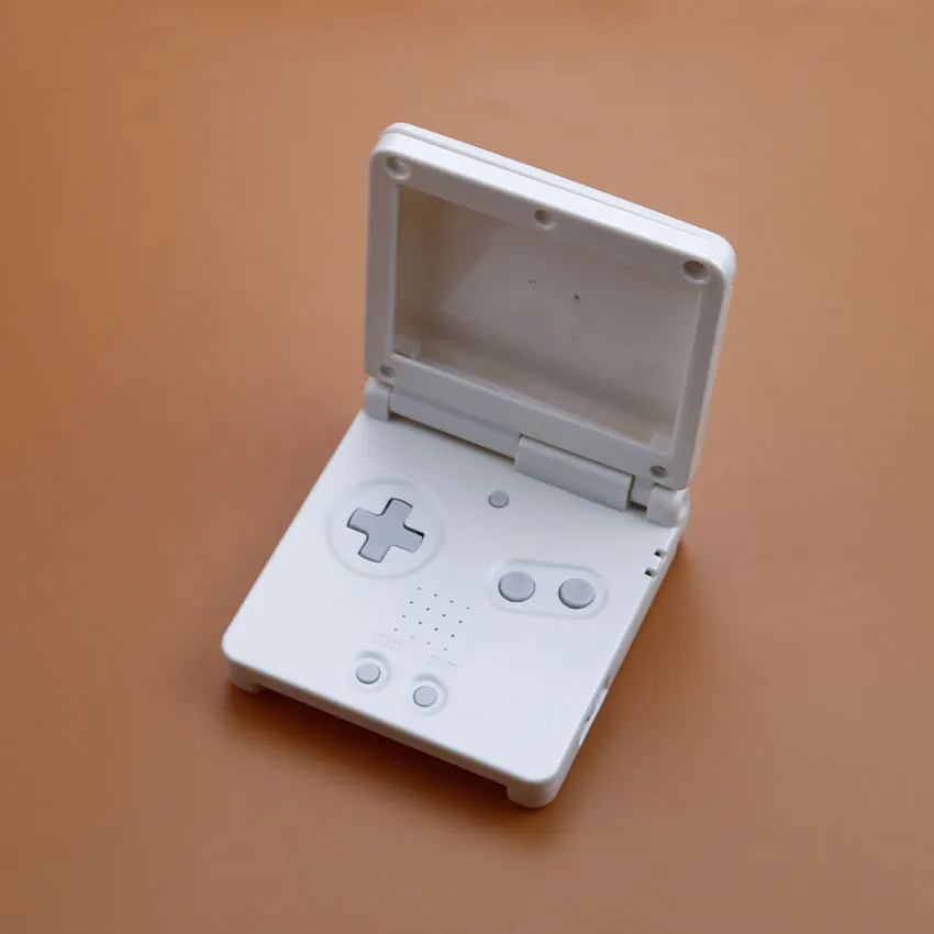 JCD For GameBoy Advance SP Clear Transparent Replacement Housing Shell For GBA SP Case Cover With Buttons Screws Label