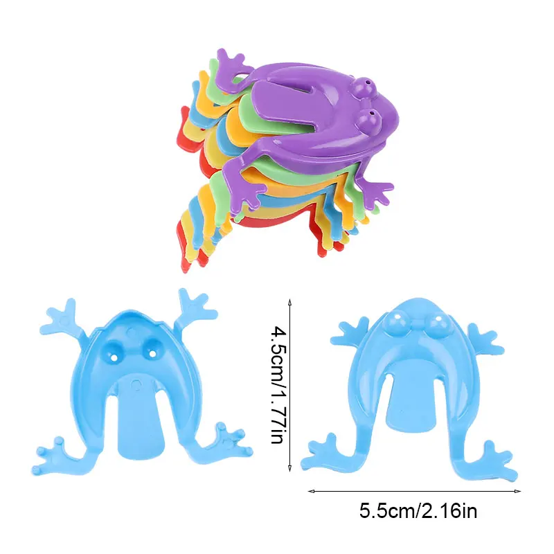 100 Stücke Gemischte Farbe Springen Frosch Bounce Zappeln Spielzeug Set Antistress Relief Familienspiel für Geburtstagsfeier Kinder Jungen Geschenke – Detail 6