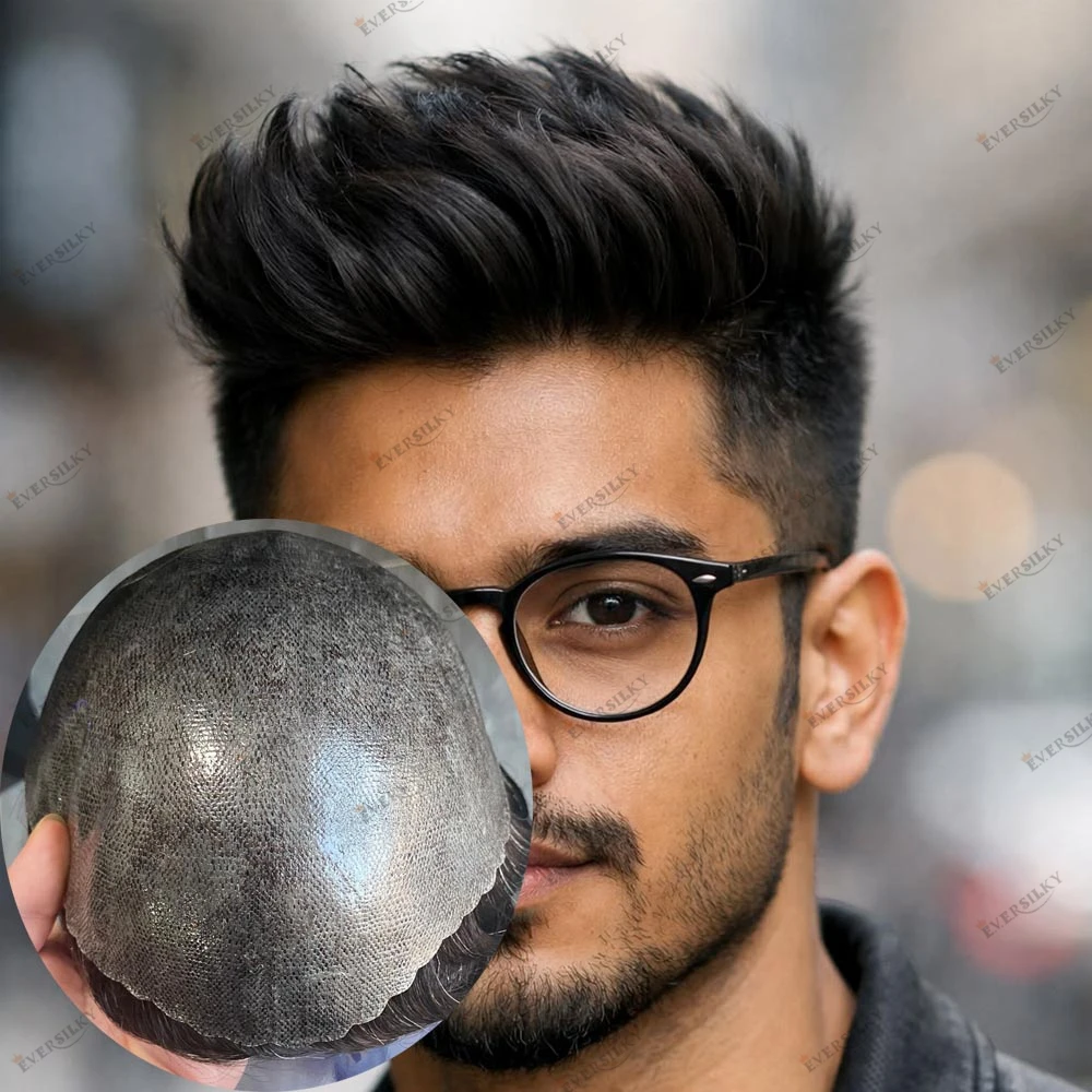 

Мужской парик-система замещения волос из натуральных волос, 130% плотность, черный цвет, прочная основа, 1B20 1B30 1B40, мужской капиллярный протез