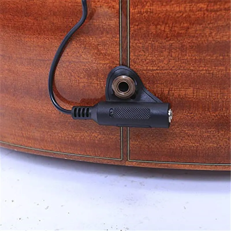 Contact Microphone Piezo Pickup Acoustic Guitar Microphone Pickup Cello Banjo Ukulele Mandolin Violin Mic Pickup