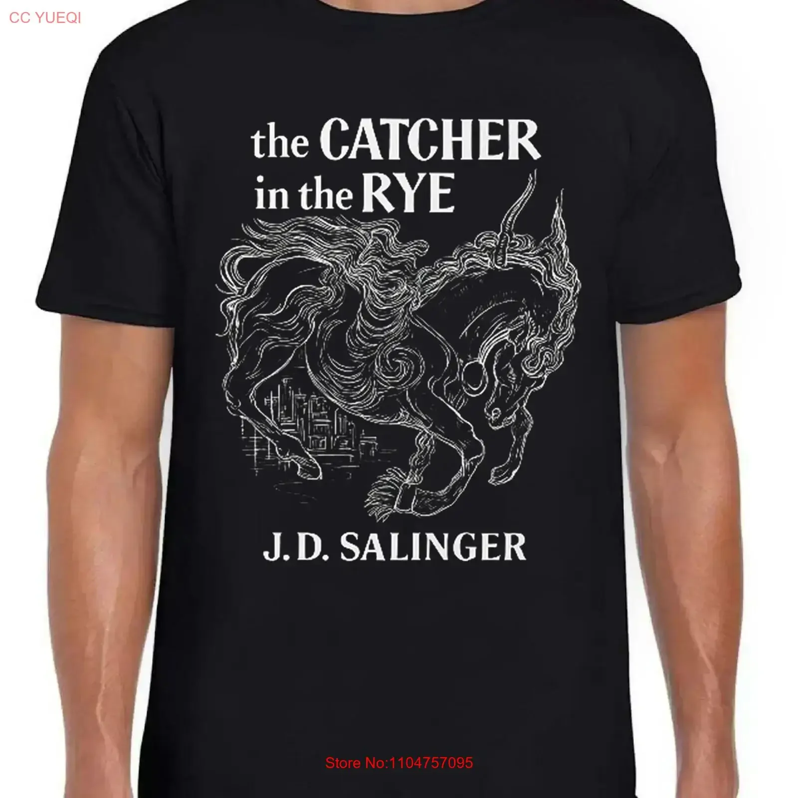 The Catcher In Rye Book Banned Literary Literature Geek Nerd Meme Retro Saying Gaming Music Movie Black T Shirt 437 vintage