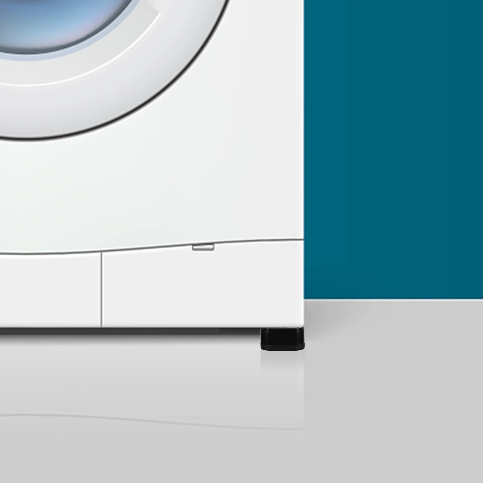 6 قطعة منصات مكافحة الاهتزاز إلغاء الضوضاء دعم قدم للغسالة الثلاجة منصات الأثاث عدم الانزلاق يحمي الغسيل #1