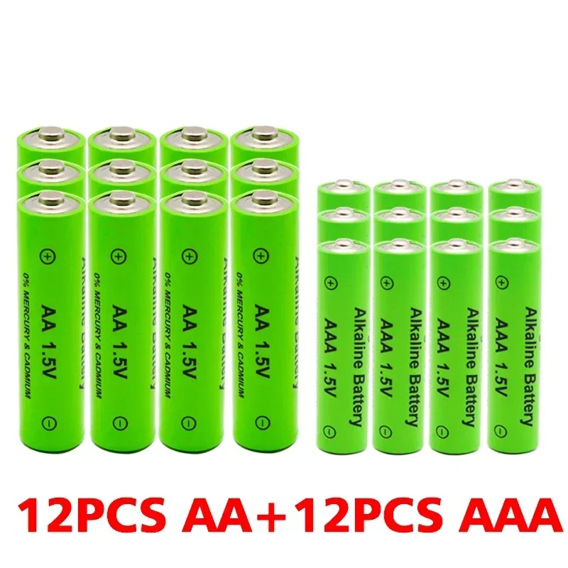 AAA + AA Rechargeable aa 1.5V 3800mah - 1.5V aaa 3000mAh Alkaline Battery Flashlight Toy Watch MP3 Player, Free Delivery