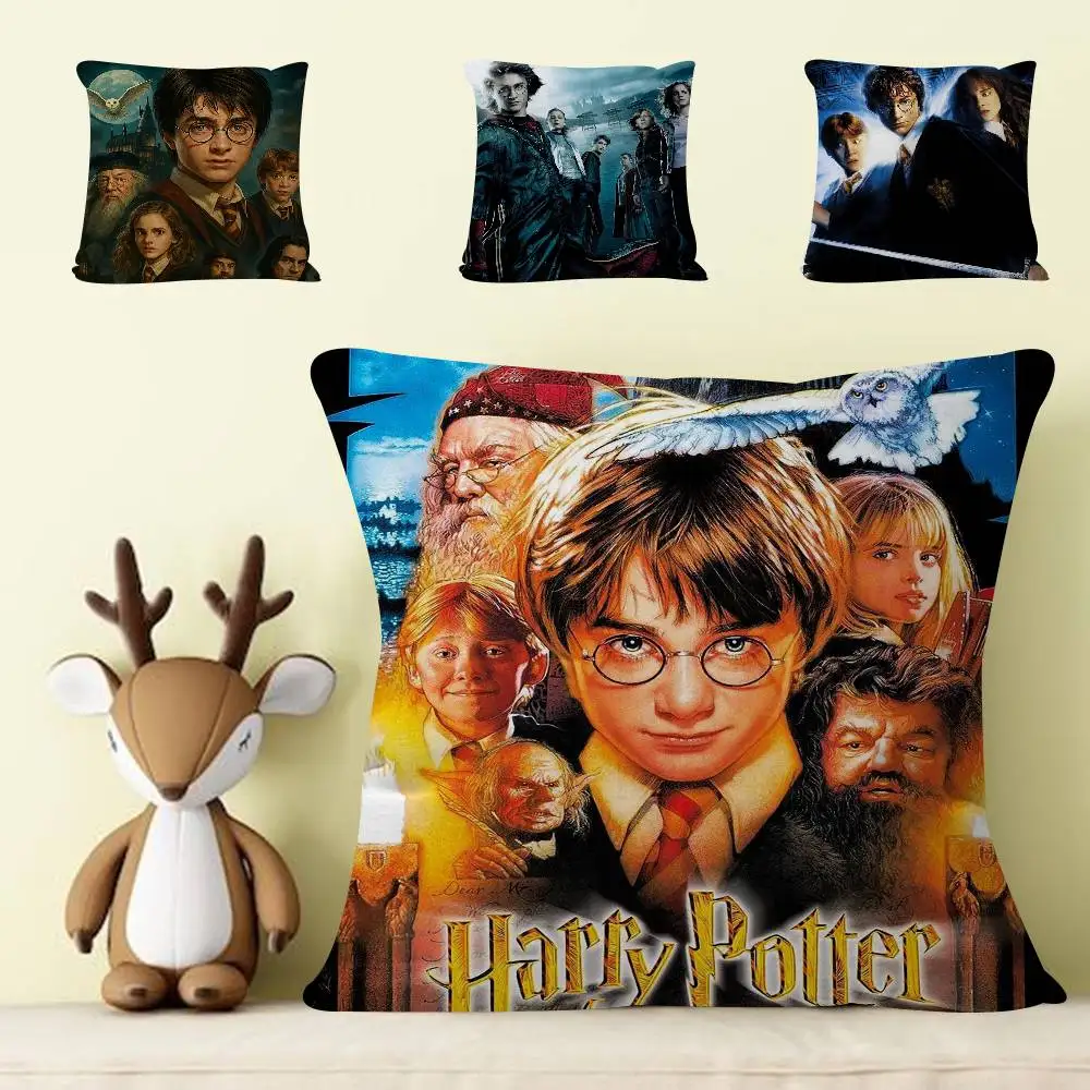 Funda de Cojín con Diseño Clásico Vintage de Arce de Harry Potter, Decoración Festiva de Otoño, Funda de Almohada Decorativa