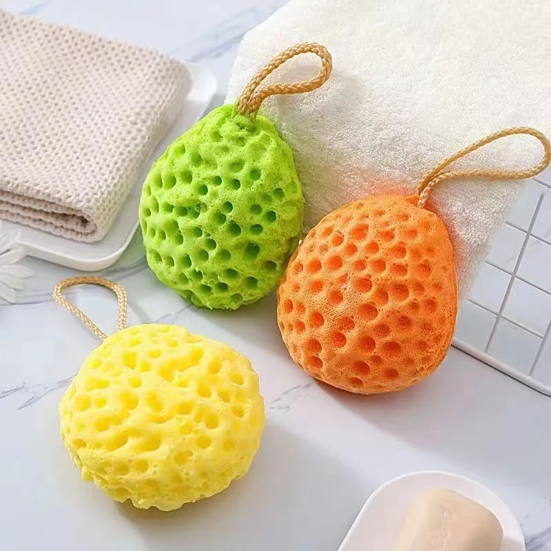 

Super Absorbent Honeycomb Bath Ball Body Cleaning Shower Exfoliating Scrubber Soft Bath Sponge Children Kid Baby Shower Supplies