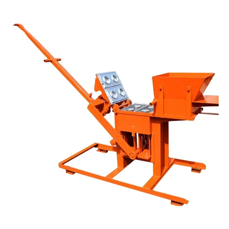 

Small brick press machine with model QMR2-40 for african guy improve the living environment basic housing construction