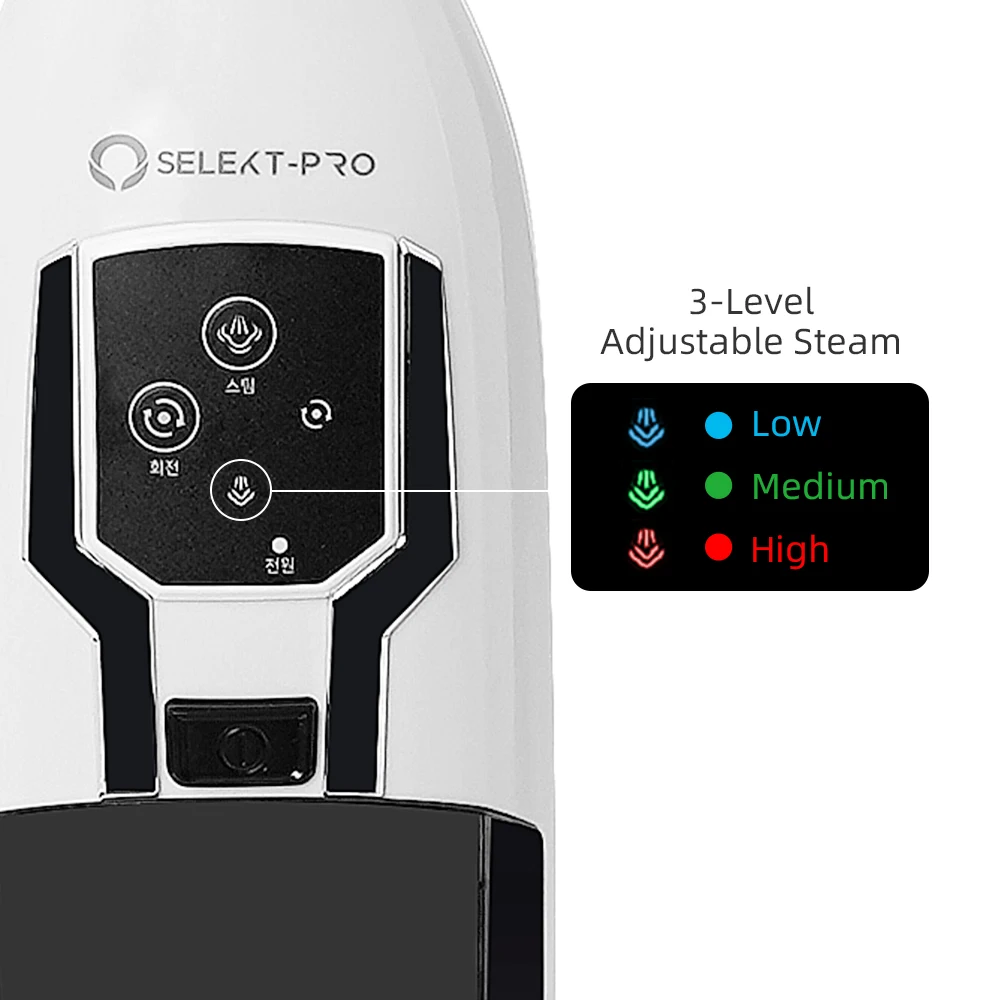 2025 New Arrival Electric Steam Mop Cleaner with Dual Spin Wash Mop Pad Multi-purpose Handheld Steam Cleaner