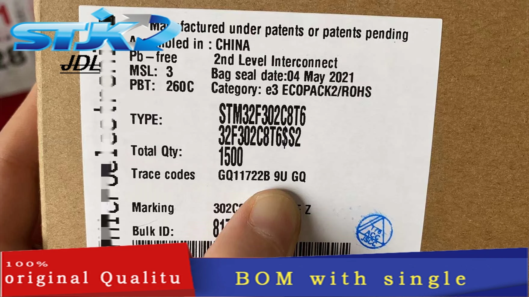 IC STM32F302C8T6 LQFP48 DC2021+ Interface - serializer, solution series   New original Not only sales and recycling chip 1PCS