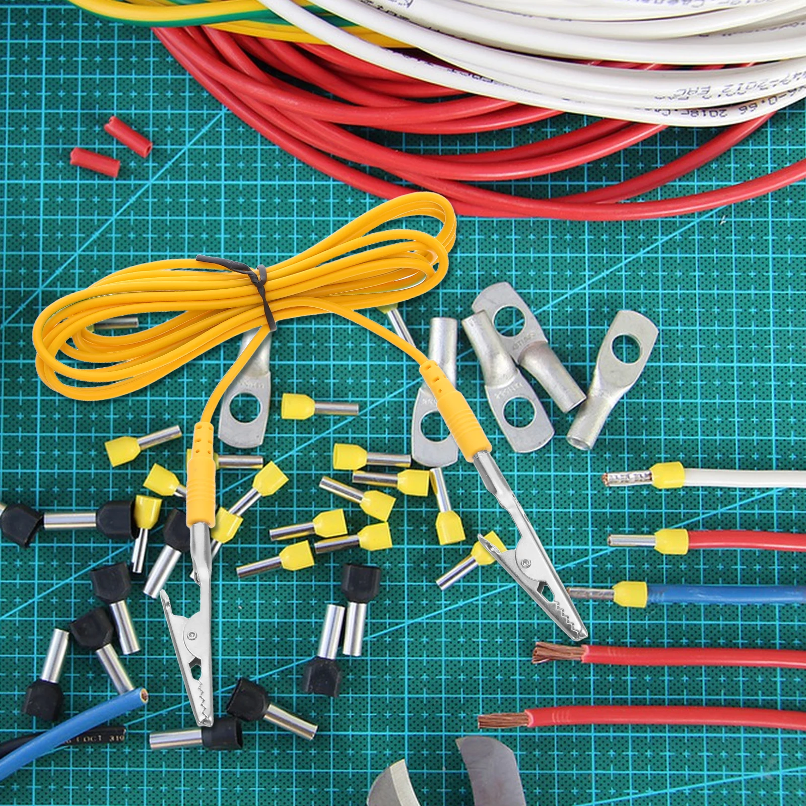 

Anti-static Grounding Wire Electrical Device Cable Copper Clips Convenient Car Kit Esd Plastic