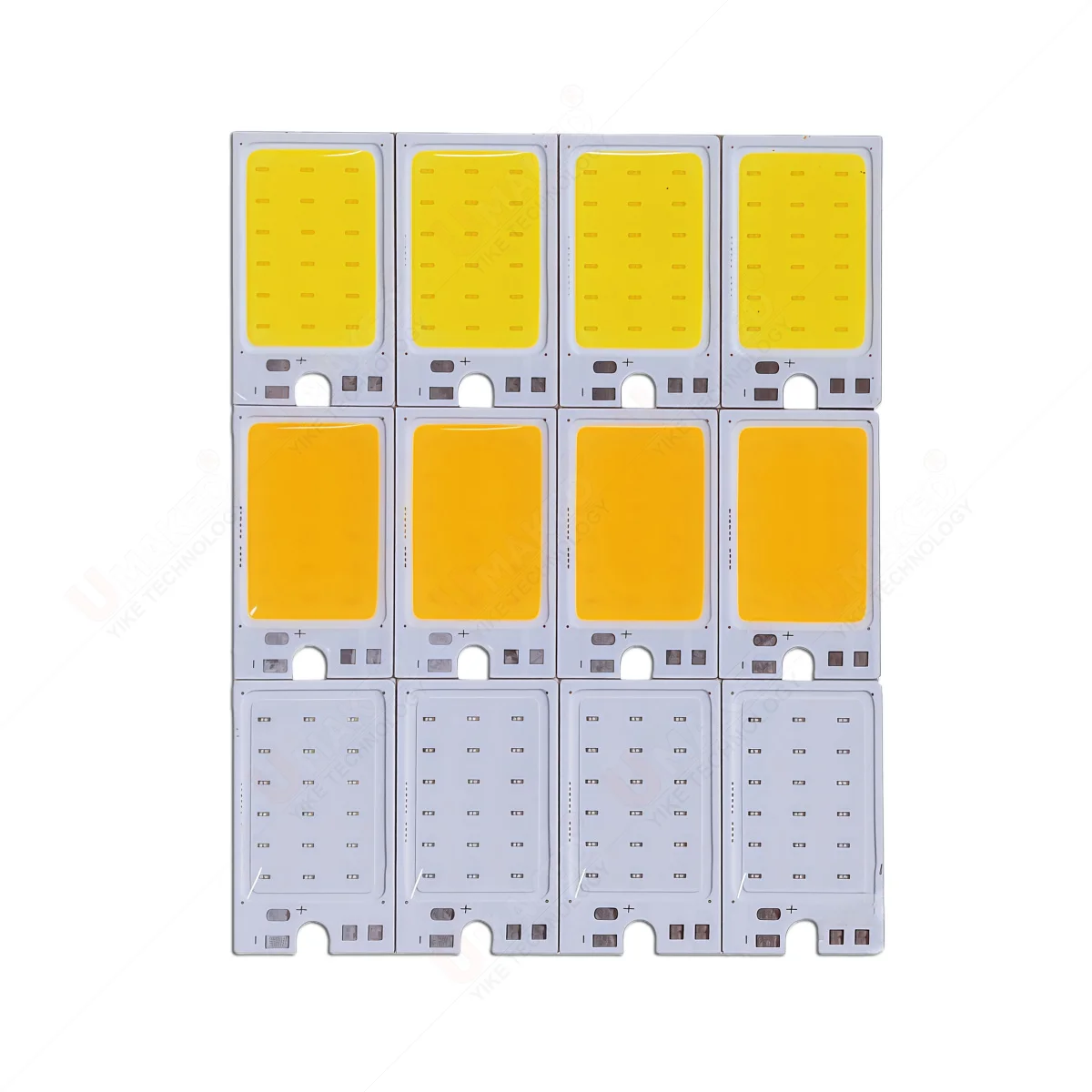 10pcs 1.8W 26x16mm led desk lamp source Rectangle LED COB Flip Chip DC 9V 200mA Warm 3000K  White 6500K Blue Desk Light