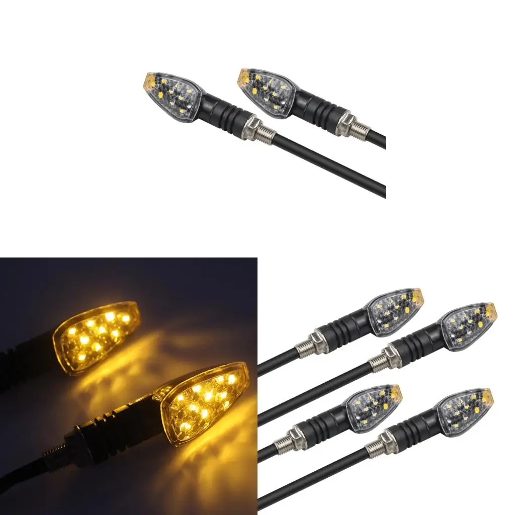 Energy Efficient Motorcycle LED Turn Light Indicators for Improved Road Safety High Brightness and Stylish Design