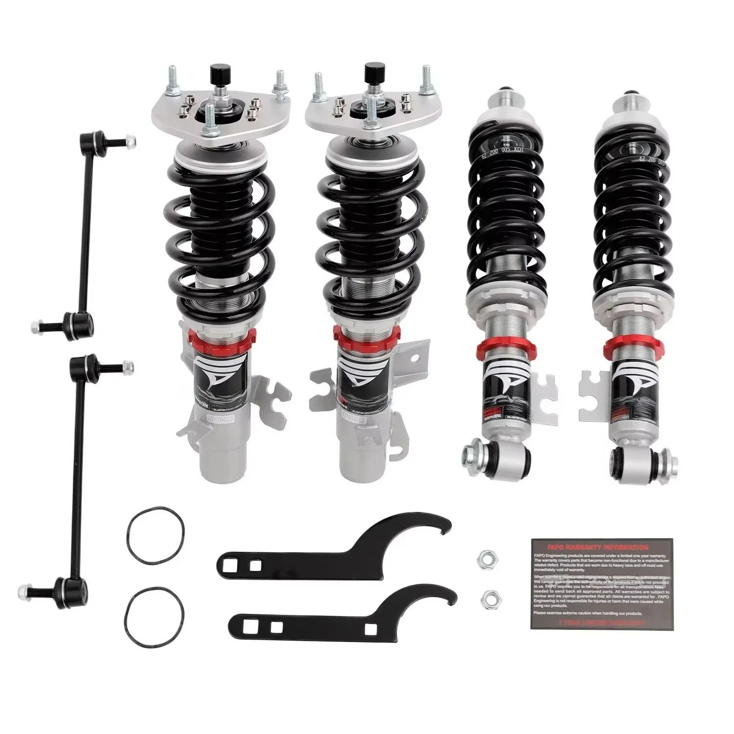 Hot Sale FAPO PF016620 Mini Coo.per/Hat.ch 2nd Generation R55/R56 2006-2013 Single Tube Coilovers Suspension Reduction Kit