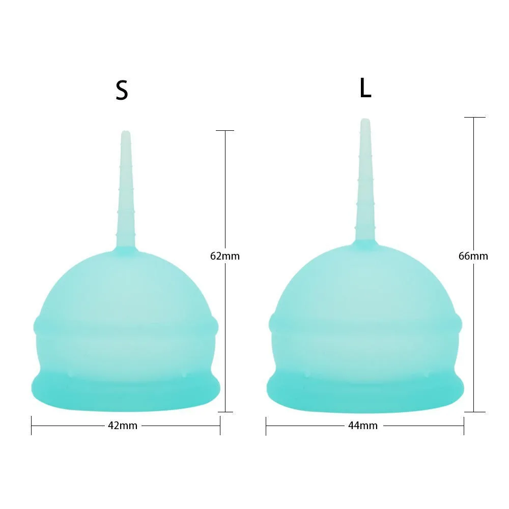 Silicone Menstrual Cup Alternative Period Cup Women's Care Copa Menstrual Soft Coletor Mentrual Aplicador Copa Menstrual Medico