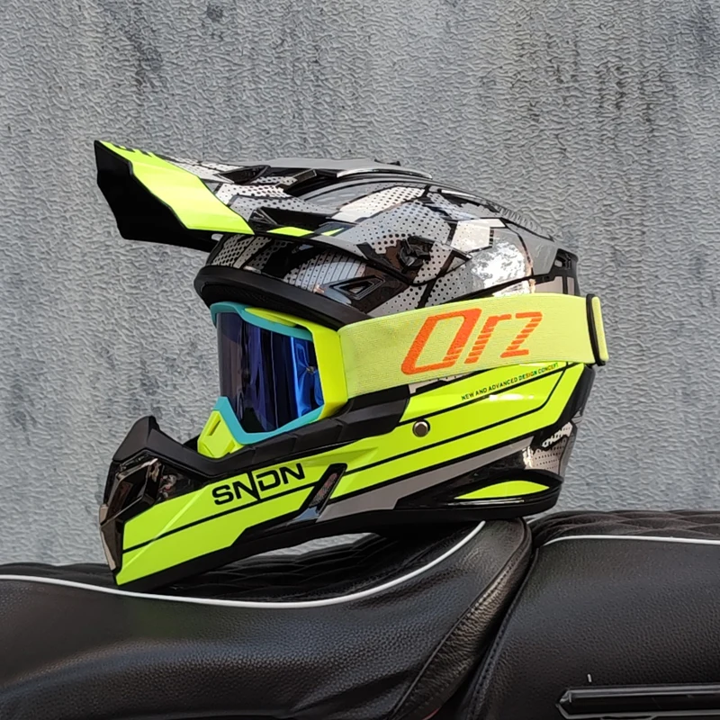 

ORZ New Product Motorcycle Off road Helmet Bicycle Speed Drop DH Full Helmet Track Rally Kart Helmet