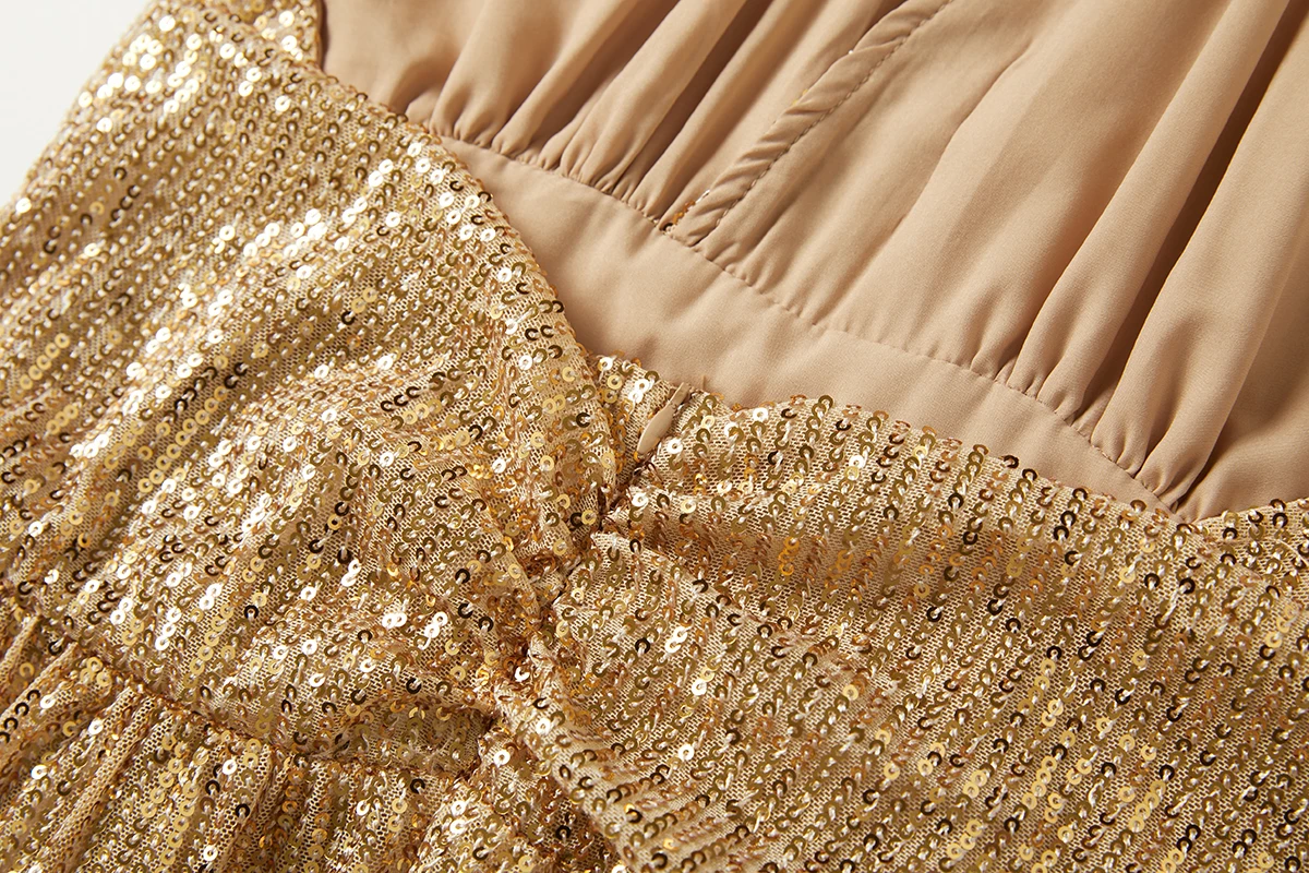 Sexy Halter Sequined Evening Dress For Women Backless Sleeveless High Split Streetwear Party Club Formal Prom Gown Vestidos