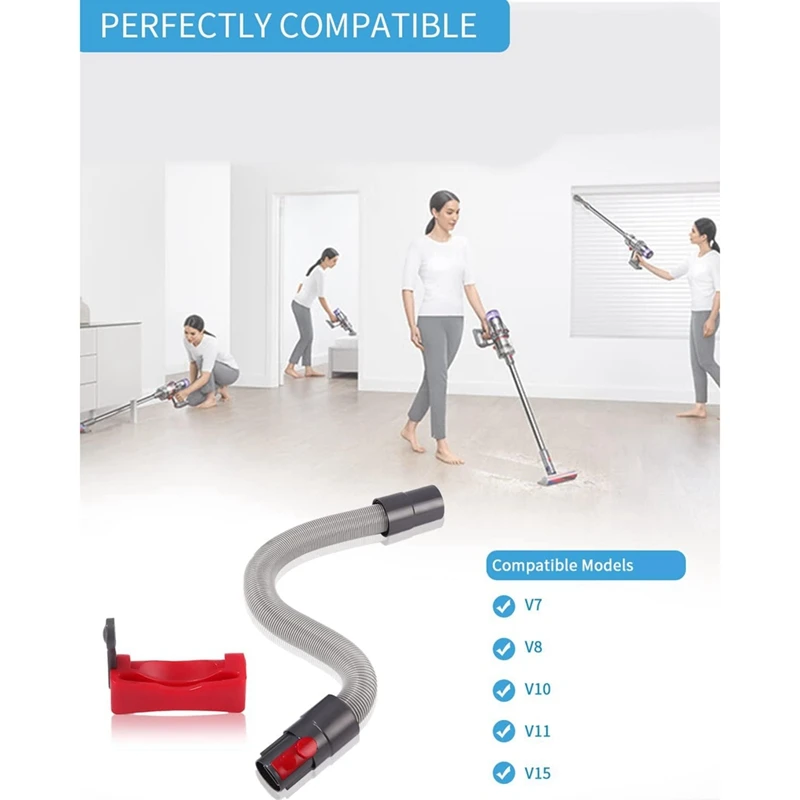 Replacement Hose Connector For Dyson V15 V11 V10 V8 V7 Vacuum Cleaner With Flexible Nozzle, Extension Hose Switch Cap