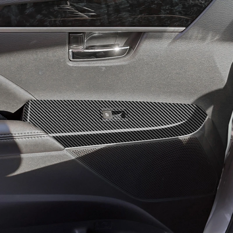 RHD لميتسوبيشي ديليكا D:5 2023 2024 2025 ABS الكربون الملحقات الداخلية نافذة التبديل الجبهة مقبض الباب الأوسط التيار المتناوب تنفيس الكسوة