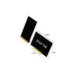 10Pcs Shelf Counter Top Metal Base Chalkboard Chalk Price Tag Blackboard Ticket Desk Sign Holder Labels Stand