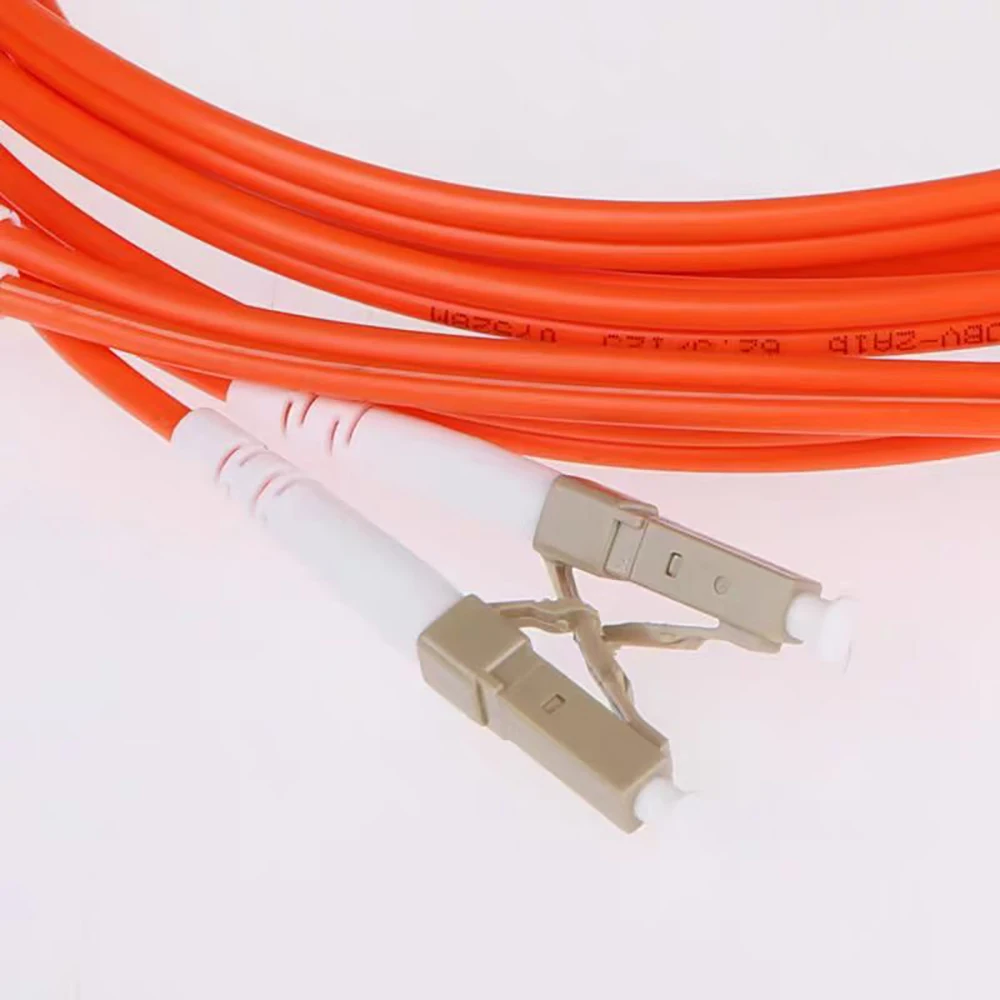 Fiber Optic Internet Cable FTTH 3M LC/UPC-LC/UPC Diameter 2.0mm Multi-Mode Dual Core Converter Patch Cord