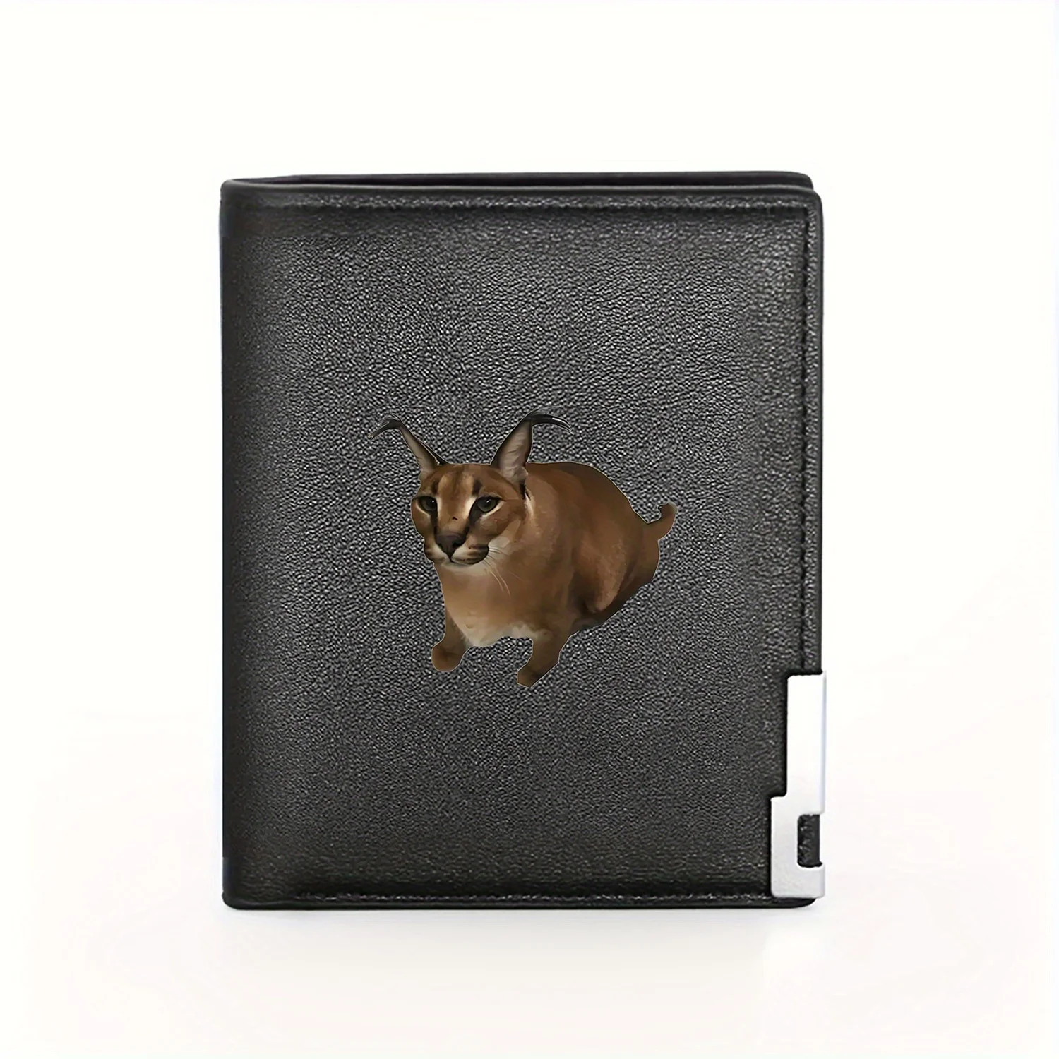 Caracal Cat Illustration Business Mens Casual Elegant Simple Practical Quality Wallet Stylish Printing Graphic Creative Christma