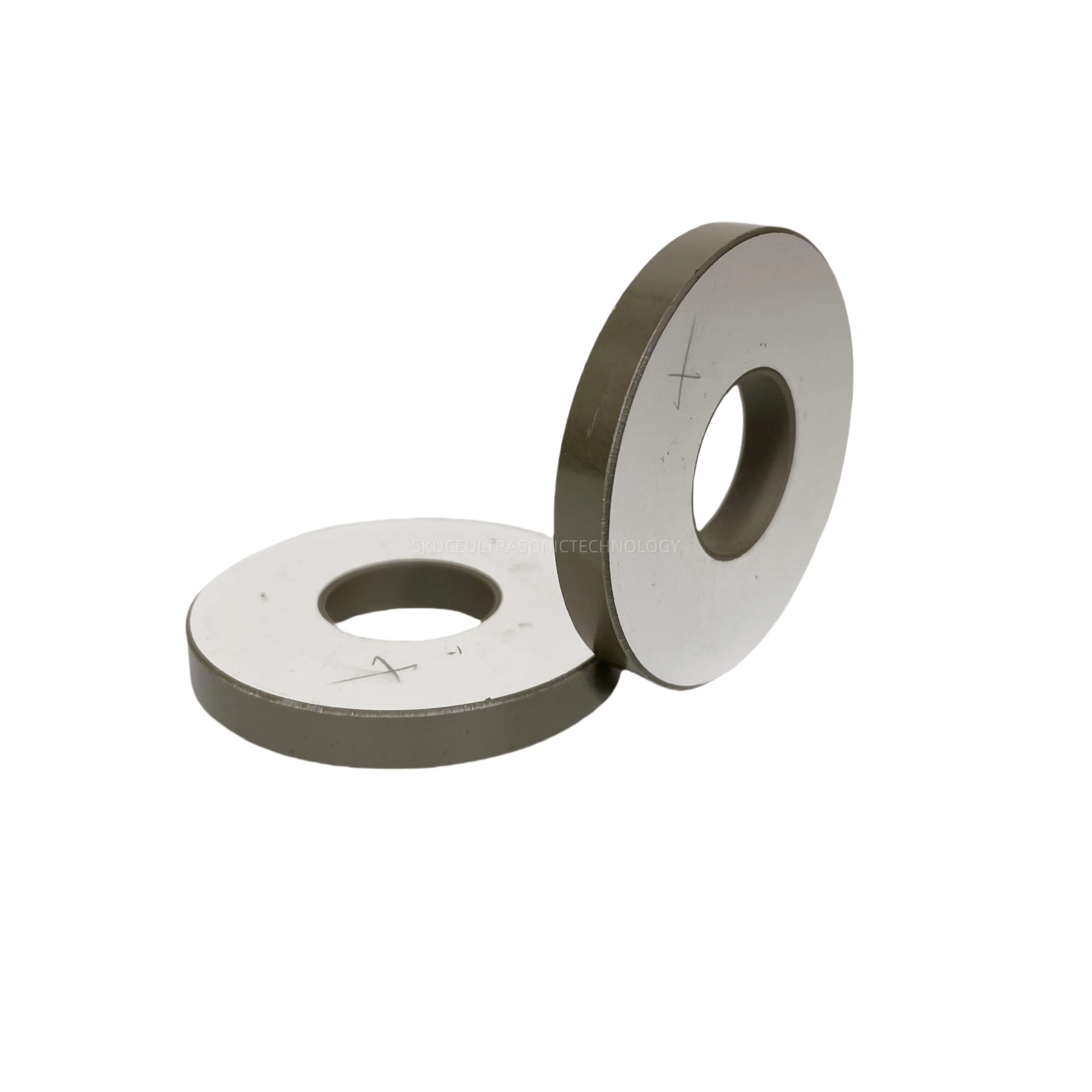 

50x20x6.5mm Pzt8 Material Ceramic Ring Piezoelectric Transducer Wafer Element