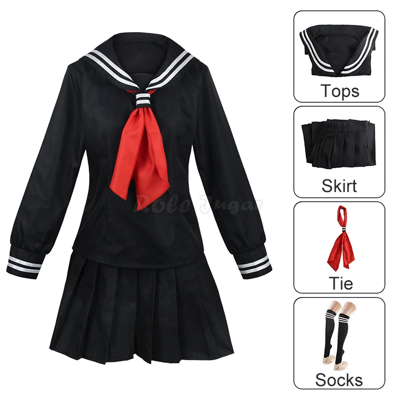 Anime Toradora TIGER DRAGON Aisaka Taiga Dress Cosplay Costume Girls JK School Uniform Halloween Carnival Sailor Suits