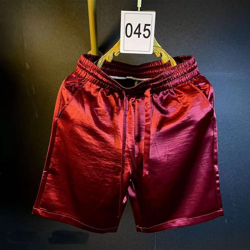 2026 Summer New Men's Straight Leg Shorts American Retro Fashion Trendy High Street Loose Simple Casual Breathable Men's Bottoms