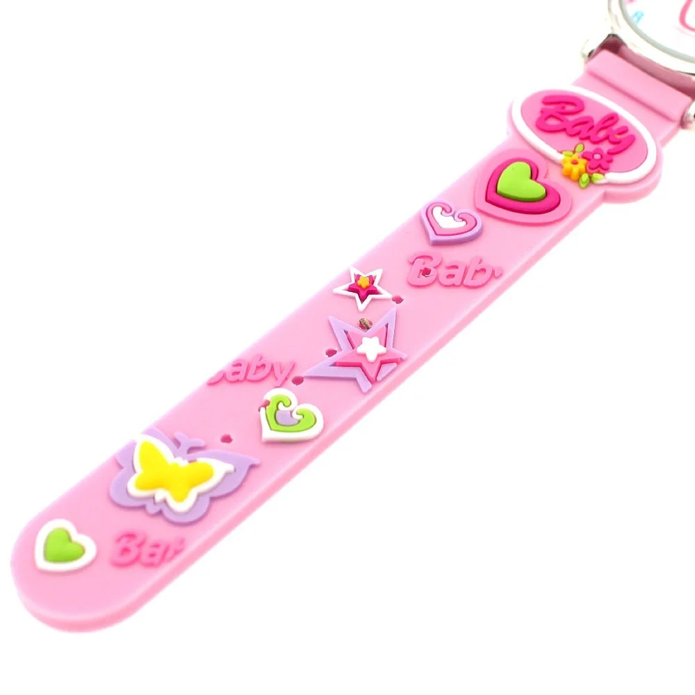 ساعة كوارتز للأطفال كارتونية ثلاثية الأبعاد ساعة يد للأطفال للطلاب والبنات والأولاد