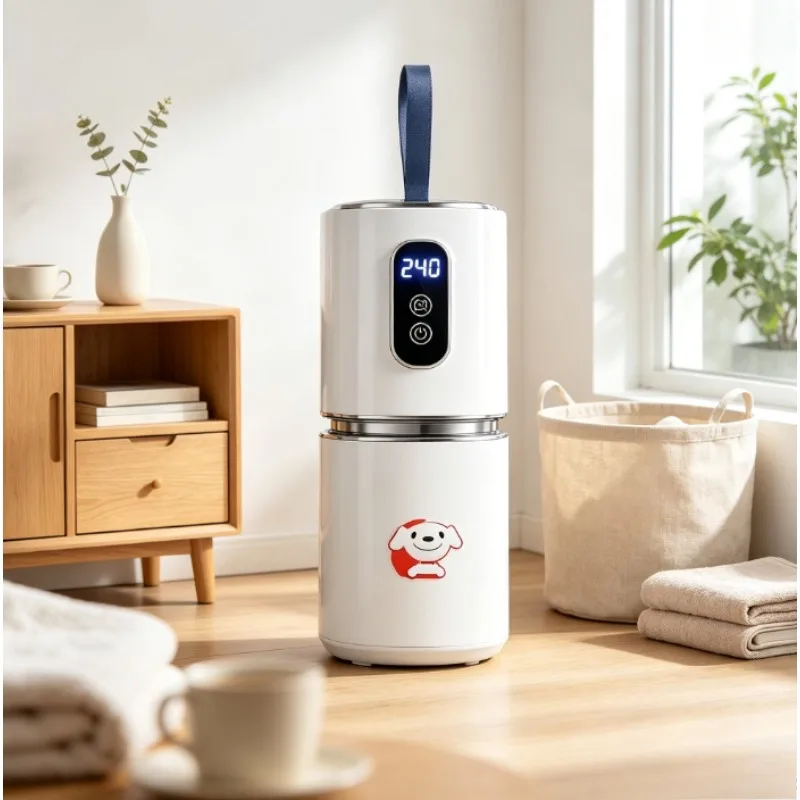 Portable Mini Clothes Dryer Foldable Electric Laundry Machine for Underwear Baby Clothes Travel Home Dorm Students Apartment