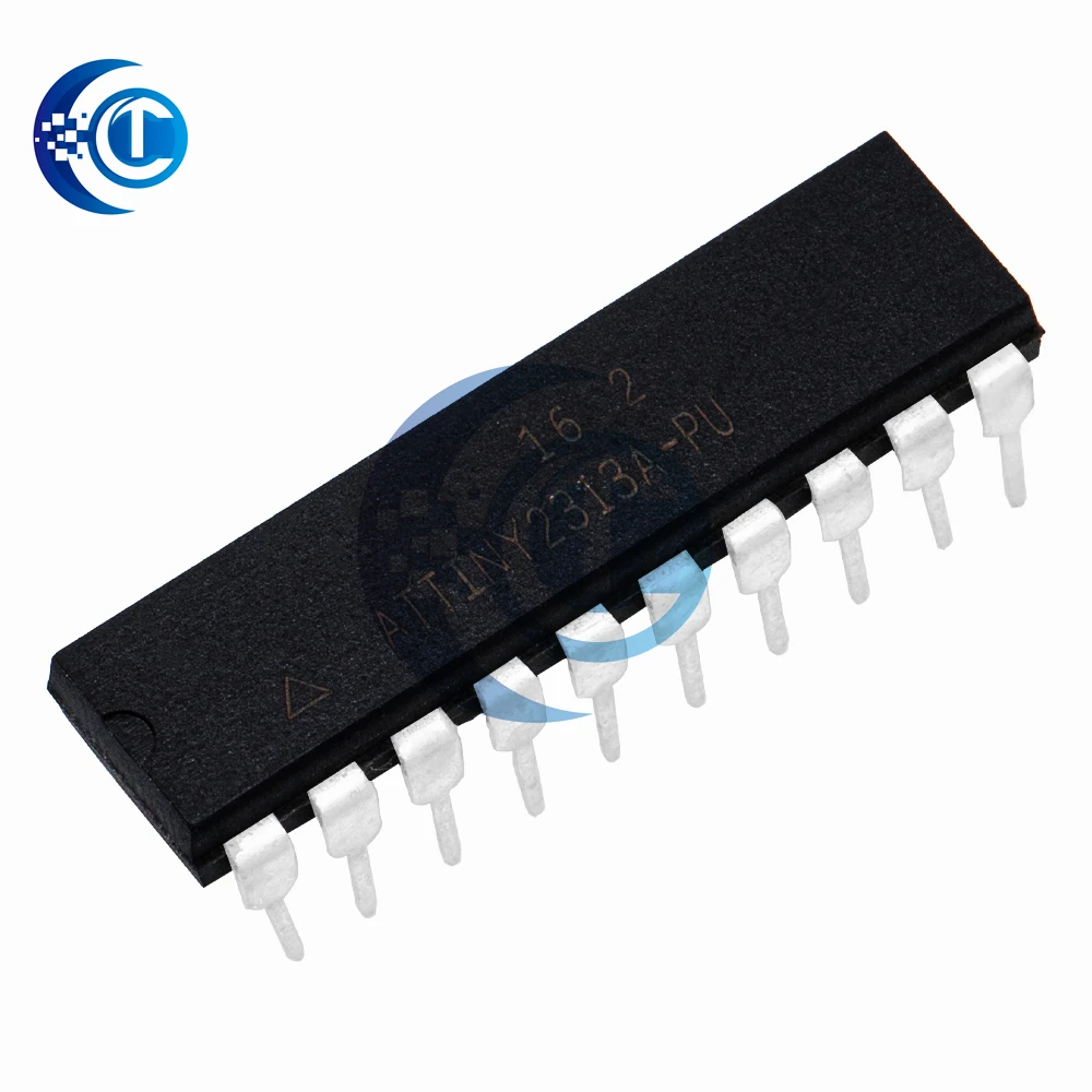 1PCS ATTINY2313A-PU ATTINY2313 DIP20 MCU 8-bit ATtiny AVR RISC 2KB Flash 2.5V/3.3V/5V 20-Pin DIP new original