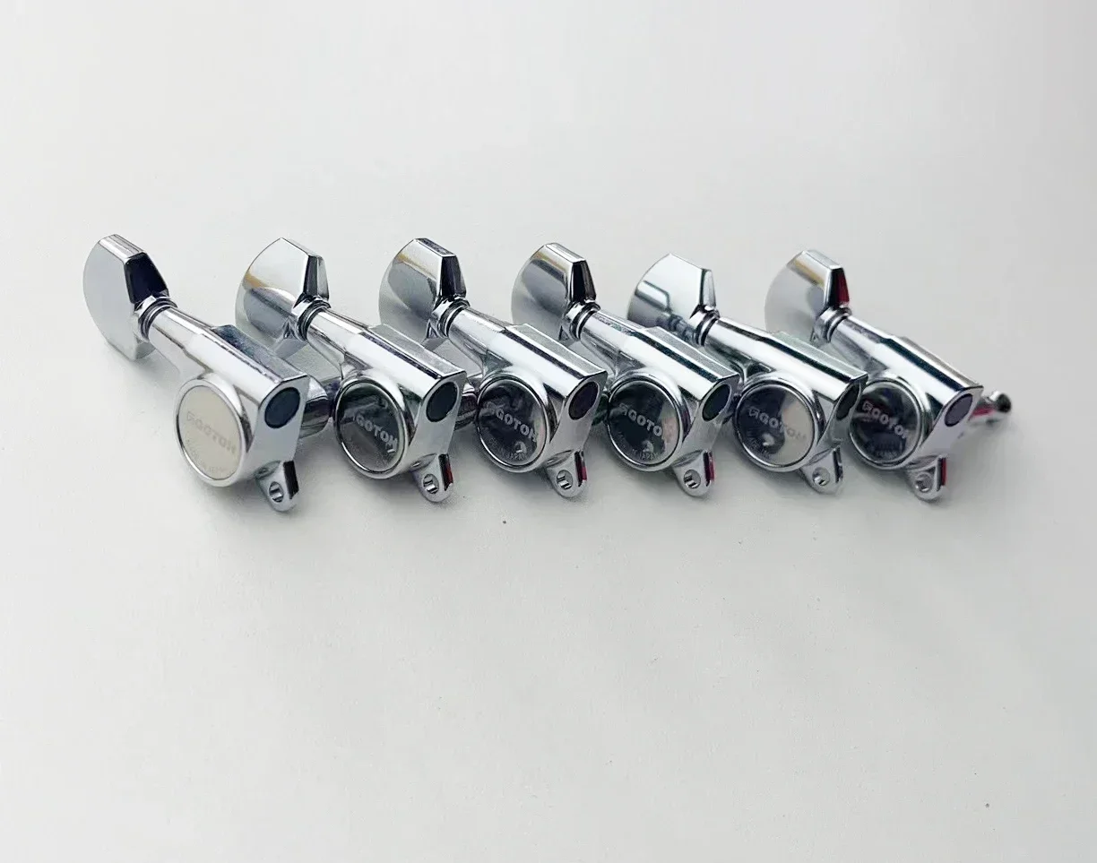 1 Set 6 Strings Original Genuine GOTOH SG381-07 Guitar Machine Heads Tuners- JP(Origin) {Without box}