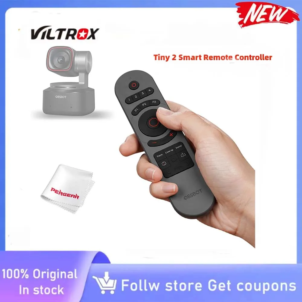 

OBSBOT Tiny 2 Smart Remote Controller Combination of Remote Control and Presentation Clicker