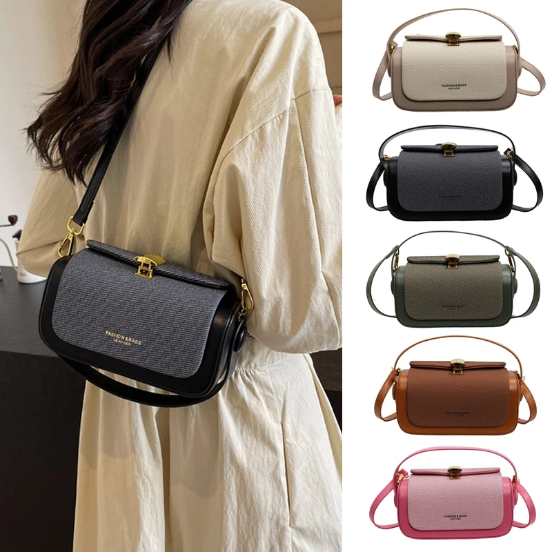 

Women's Y2k Designer Small Leather Purse Trendy Crossbody Bag Top Handle Bag Fashion Retro Shoulder Satchel Party Evening Bag