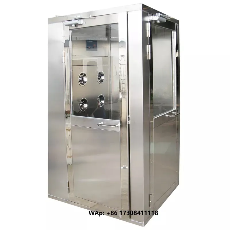 Customizable Automatic Door Air Shower Clean Room Modular Best Speed HEPA Filter Disinfection Stainless Air Shower Room