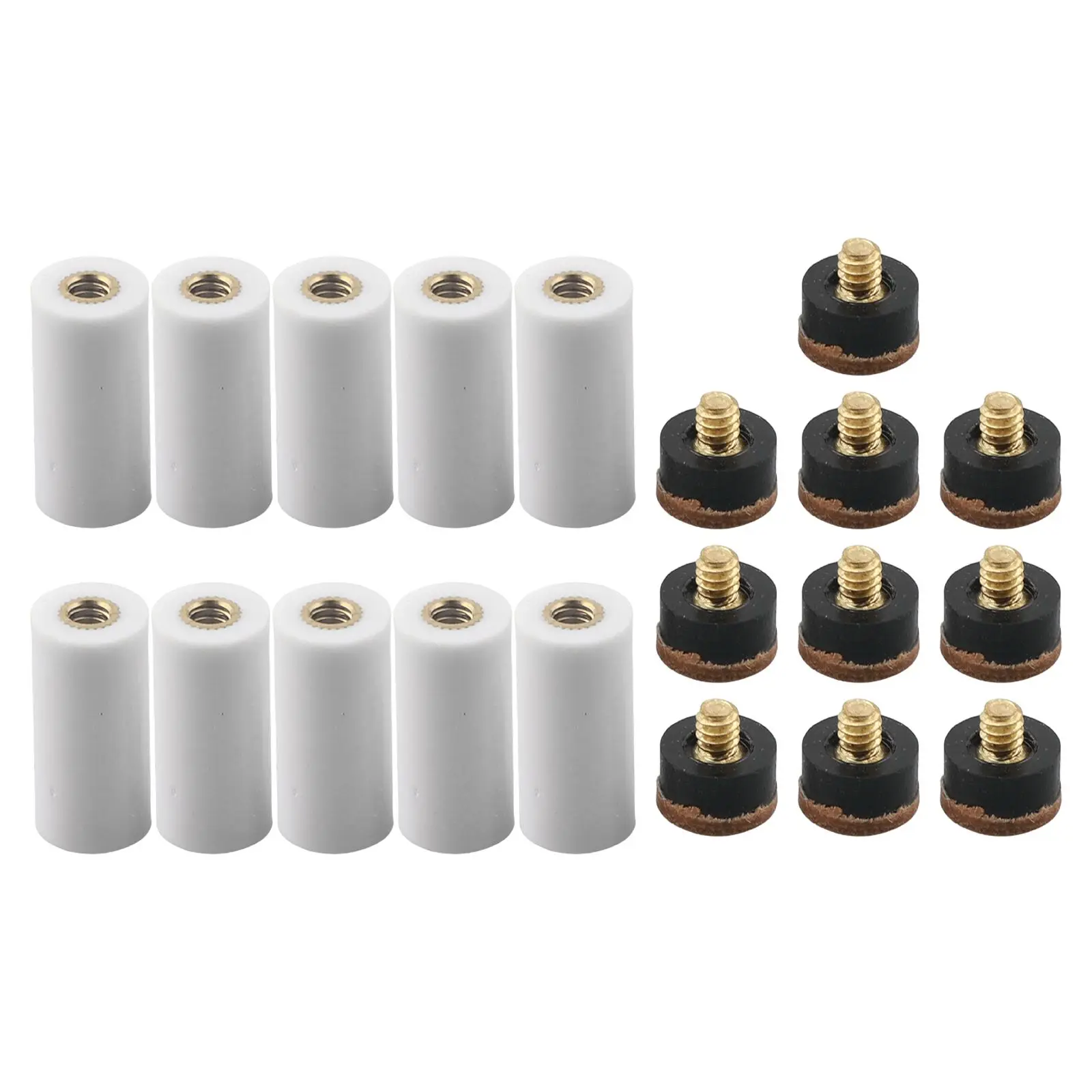 Billiards Gameplay Billiard Cue Tips Billiard Repair Kit Complete Replacement Set Enhanced Performance Tips For Billiards