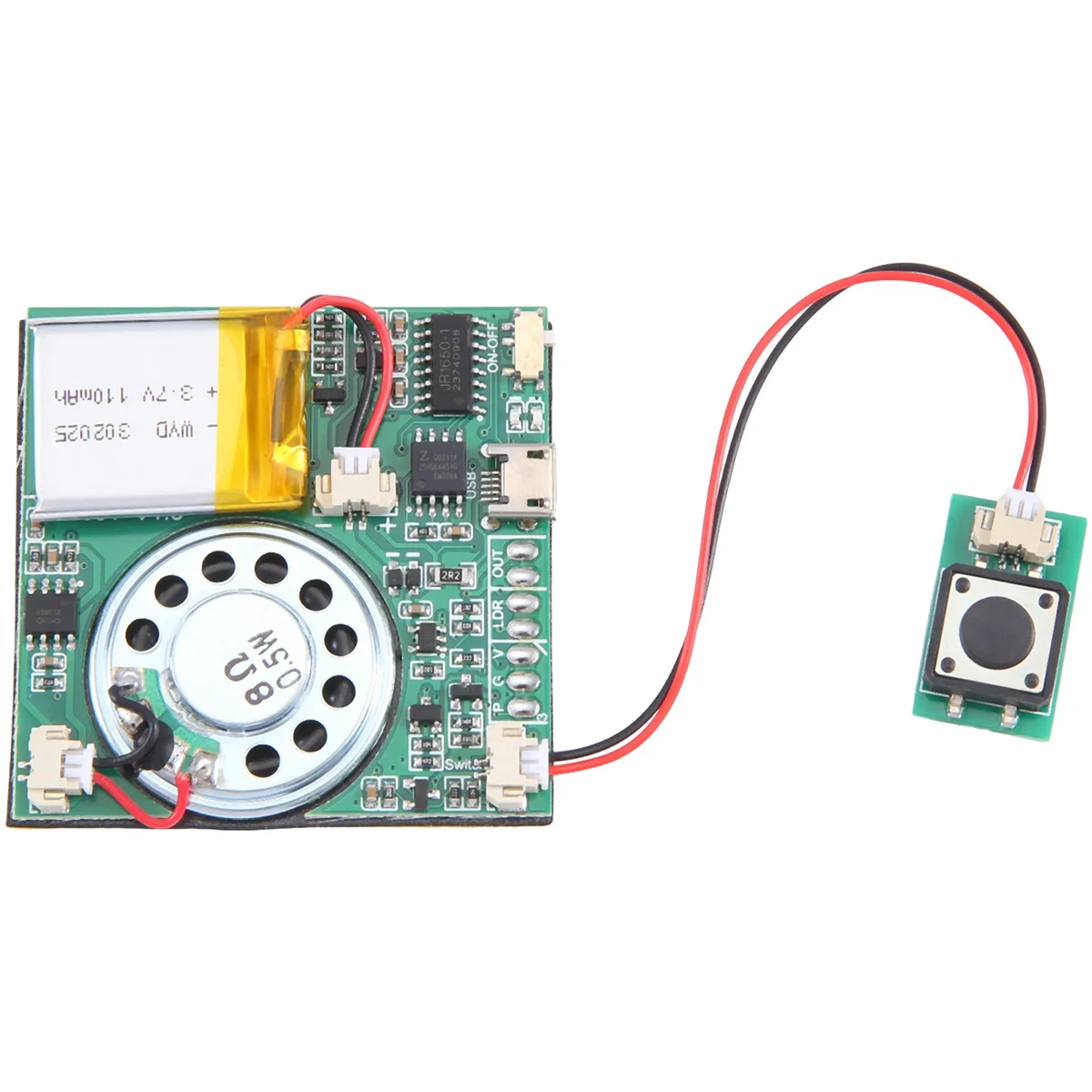 وحدة موسيقى تسجيل USB ، وحدة صوت قابلة للتسجيل ، زر قابل للتسجيل ، DIY ، MP3