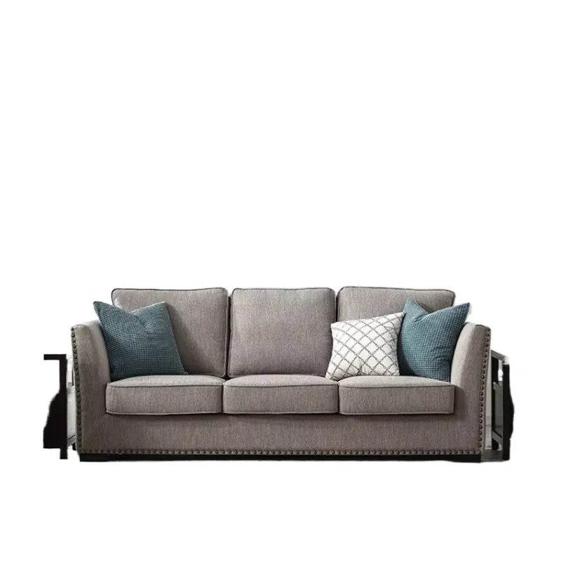 

Living room furniture set Nordic 3-seat sofa + single armchair